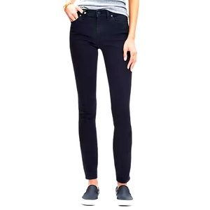 MADEWELL 9” high rise skinny jean 32 BLACK FROST